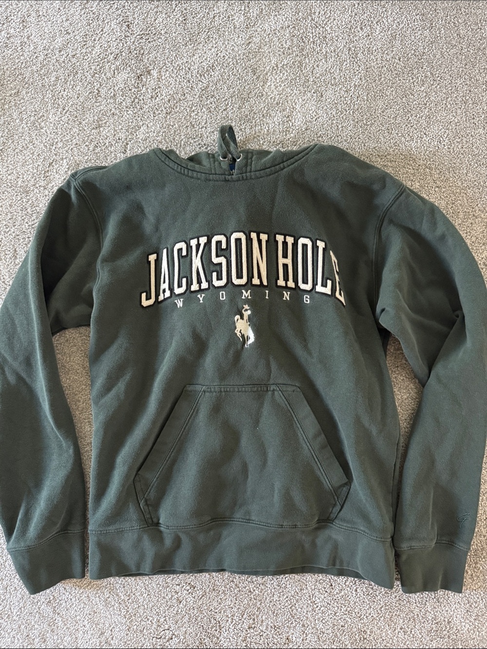 Polo by Ralph Lauren Forest Green Crewneck Sweatshirt with Chest Logo